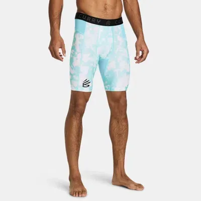 Under Armour Men's Curry Heatgear® Printed Shorts Sky Blue