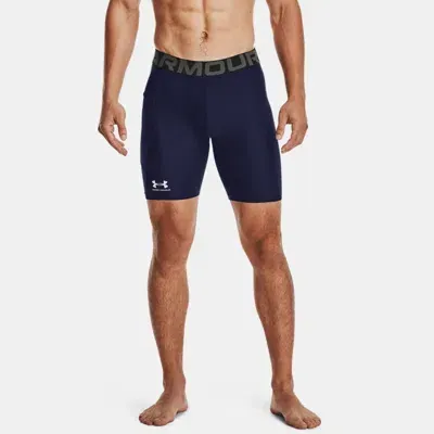 Under Armour Heatgear® Kompressions-shorts Für Herren Midnight Blaue Marine In Brown