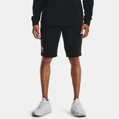 Under Armour Herren  Rival Shorts Aus French Terry Schwarz In Black