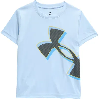 Under Armour Kids' Tech Wrap Logo Graphic T-shirt In Nimbus Blue