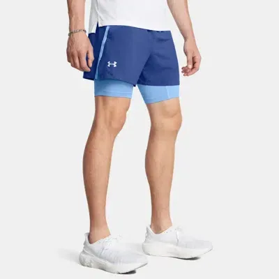 Under Armour Launch 2-in-1-shorts (13 Cm) Für Herren Tech Blau In Blue