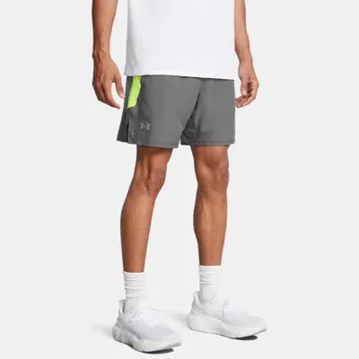 Under Armour Launch Elite 2-in-1 Shorts Für Herren (18 Cm) Castlerock In Gray