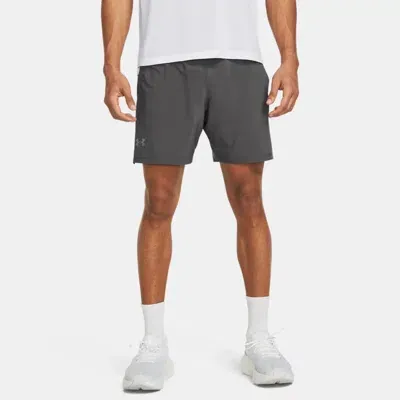 Under Armour Men's    Launch Elite 2-in-1 7'' Shorts Castlerock In Gray