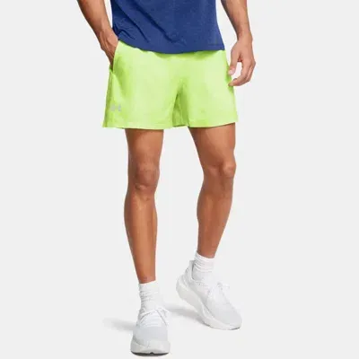 Under Armour Men's    Launch 5" Shorts Morph Green