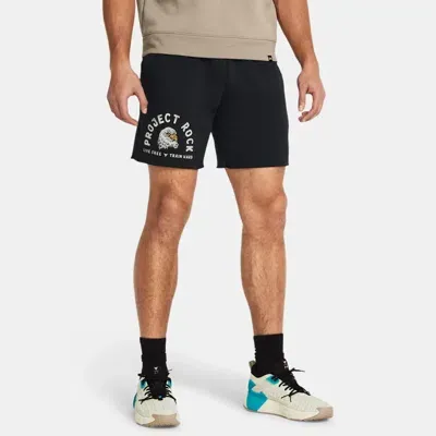 Under Armour Men's Project Rock Essential Fleece Shorts Black