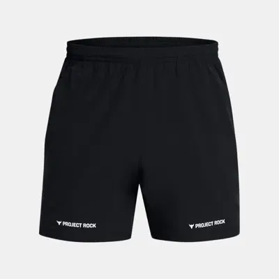 Under Armour Men's Project Rock Ultimate 5" Training Shorts Black