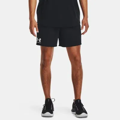 Under Armour Men's    Rival Terry 6" Shorts Black