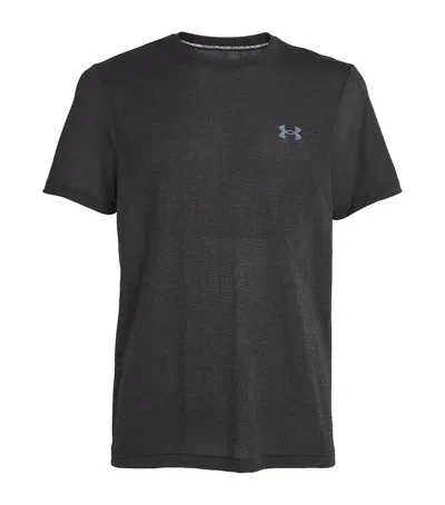 Under Armour Seamless Stride T-shirt In Black