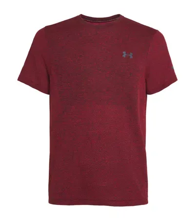 Under Armour Seamless Stride T-shirt In Red