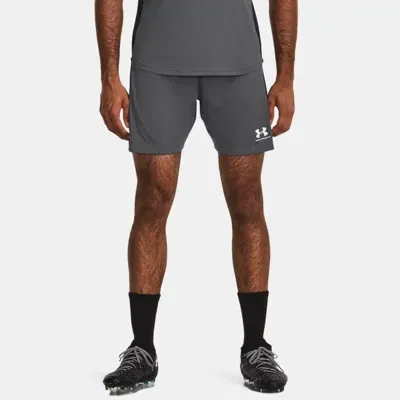 Under Armour Men's    Challenger Knit Shorts Castlerock In Gray