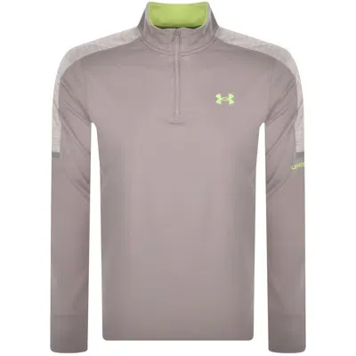 Under Armour Tech Quarter Zip Sweatshirt Grey