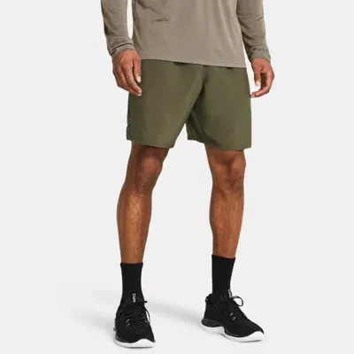 Under Armour Men's    Tech™ Woven Wordmark Shorts Marine Od Green