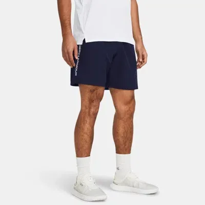 Under Armour Men's    Tech™ Woven Wordmark Shorts Midnight Navy In Blue