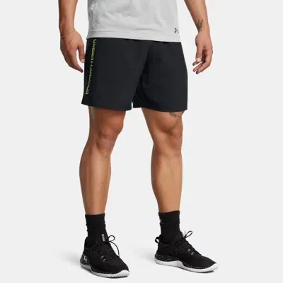 Under Armour Men's    Tech™ Woven Wordmark Shorts Black