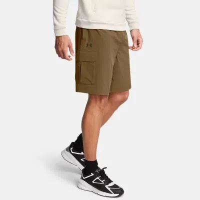 Under Armour Men's    Vibe Woven Cargo Shorts Coyote In Brown