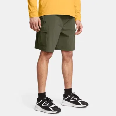 Under Armour Men's    Vibe Woven Cargo Shorts Marine Od Green