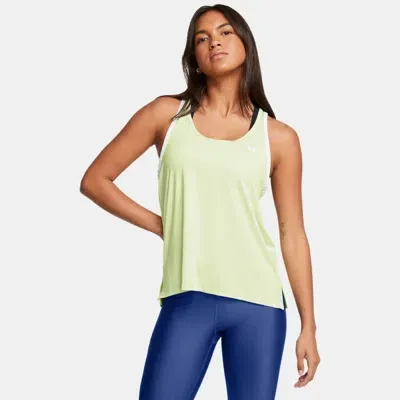 Under Armour Knockout Tank In Green