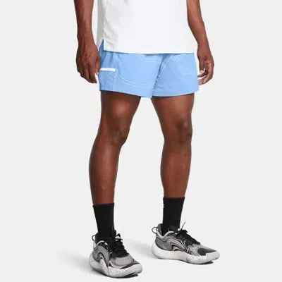 Under Armour Men's    Zone Pro 5" Shorts Horizon Blue In Brown