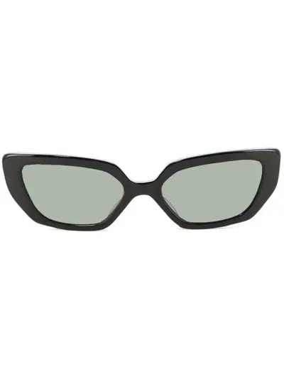 Undercover Cat-eye Tinted-lens Sunglasses In Black