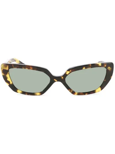 Undercover Cat-eye Tinted-lens Sunglasses In Brown