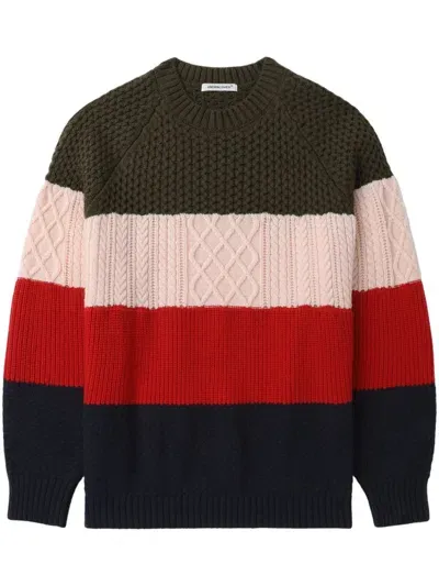 Undercover Colour-block Sweater In 粉色