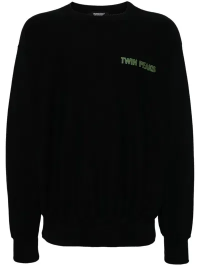 Undercover Graphic-print Cotton Sweatshirt In Black