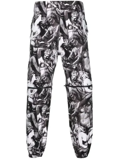 Undercover Graphic-print Track Pants In Black