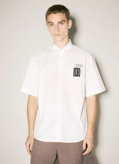 Undercover Logo Patch Shirt In White