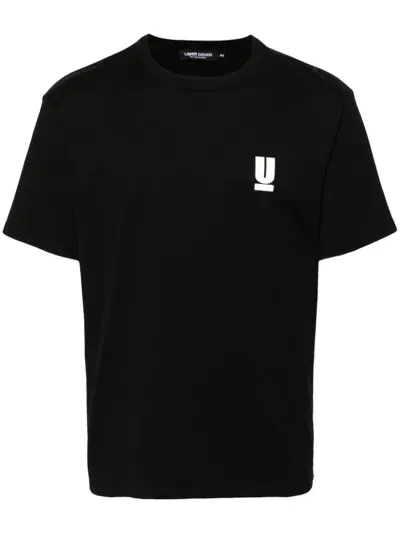 Undercover Logo-print Cotton T-shirt In 黑色