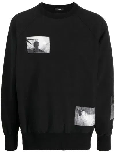 Undercover Graphic-print Crew Neck Sweatshirt In Black