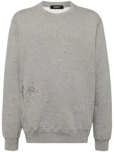 Undercover Stitch-detailed Sweatshirt In Grey