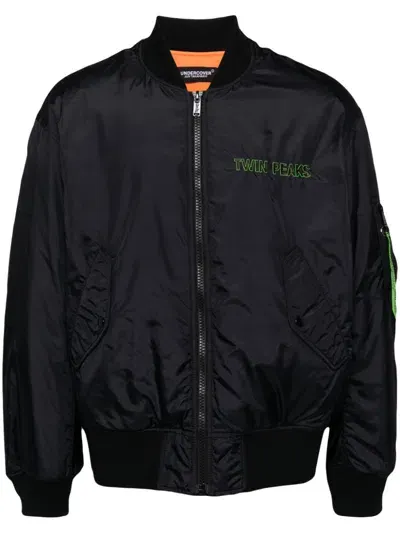 Undercover Twin Peaks Casual Jackets, Parka Black