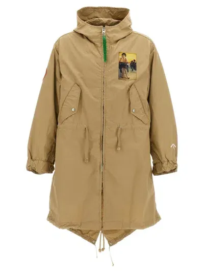 Undercover Twin Peaks Coats, Trench Coats Beige