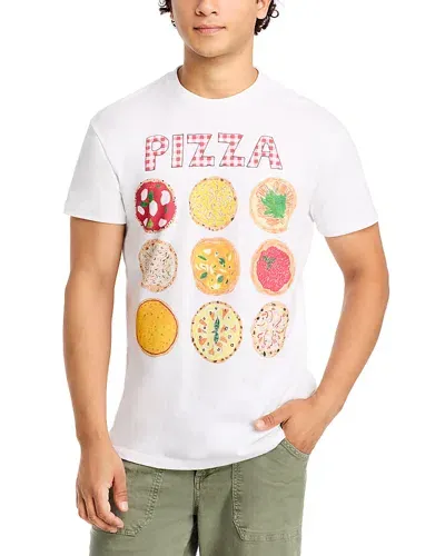 Unfortunate Portrait Men's Pizza Tee - Exclusive In White