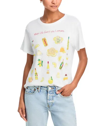 Unfortunate Portrait Women's Lemon Tee - Exclusive In White