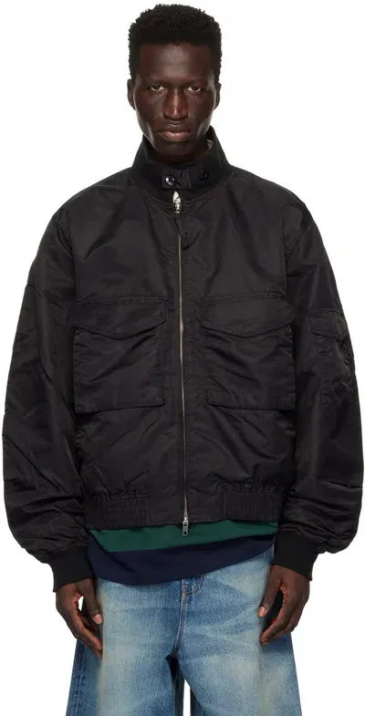 Uniform Bridge Black G8 Wep Bomber Jacket