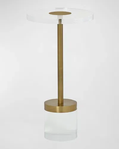 Universal Furniture Deco Martini Table In Acrylic, Gold