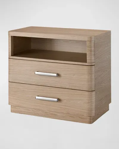 Universal Furniture Nomad Nightstand In White Oak