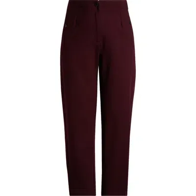 Universal Standard Audrey Ponte Pants In Black Cherry