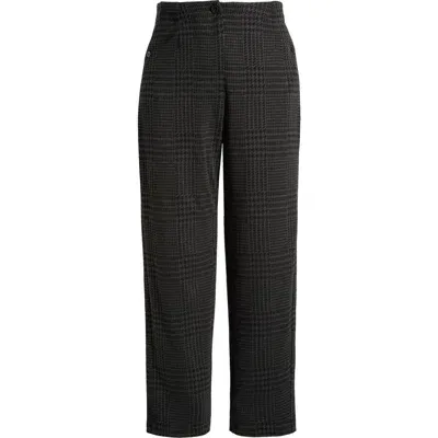 Universal Standard Audrey Ponte Pants In Charcoal Houndstooth