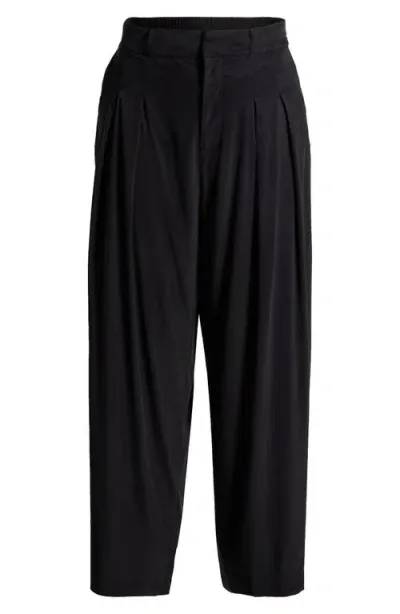 Universal Standard Cooling Stretch Wide Leg Pants In Black