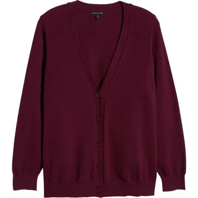 Universal Standard Cosmo Cardigan In Black Cherry