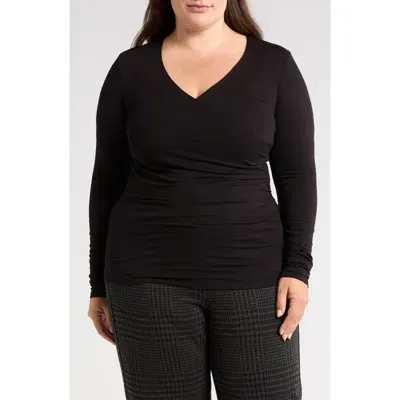 Universal Standard Liquid Cross Front Top In Black