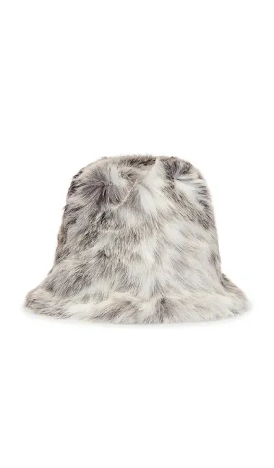 Unreal Fur Yeoman Bucket Hat In Neutral