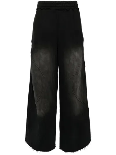 Untitled Artworks Panelled Track Pants In Black