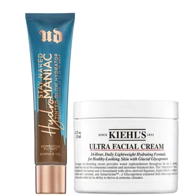 Urban Decay Hydromaniac Tinted Glow X Kiehl's Ultra Facial Cream 125ml Bundle (various Shades) - 80 In White