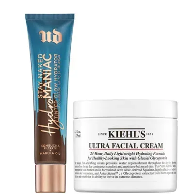 Urban Decay Hydromaniac Tinted Glow X Kiehl's Ultra Facial Cream 125ml Bundle (various Shades) - 90 In White