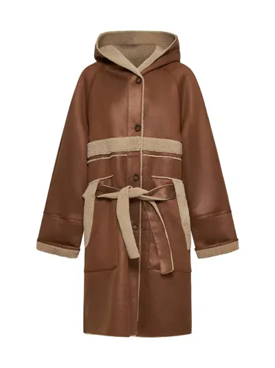 Urbancode Coat In Tan-biscuit