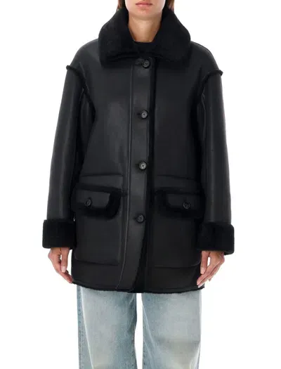 Urbancode Reversible Medium Coat In Black