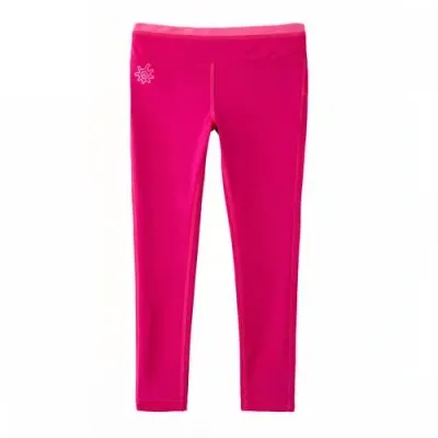 Uv Skinz Kids'  Active Sport Swim Tights In Hot Pink